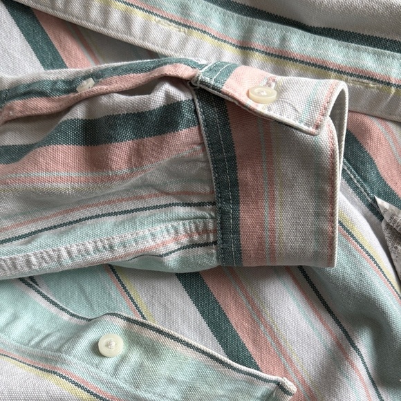 ZARA Men's Multicolor Striped Shirt - medium - Picture 5 of 6